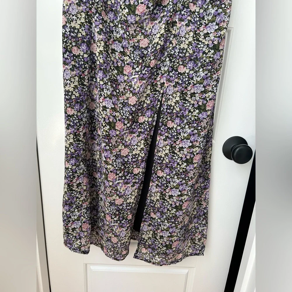 ASTR the Label Floral Sleeveless Dress with Slit - Picture 9 of 14